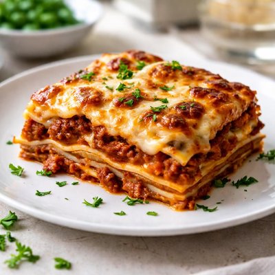 Homemade lasagna