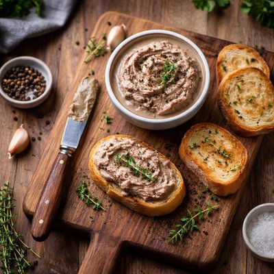Homemade liver pate