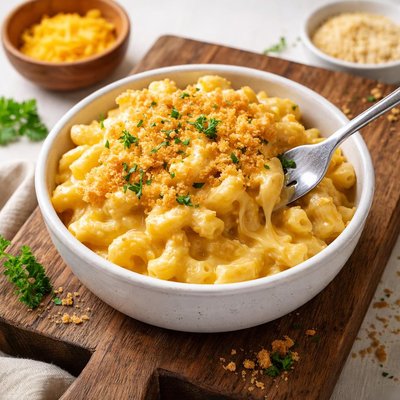 Homemade mac and cheese