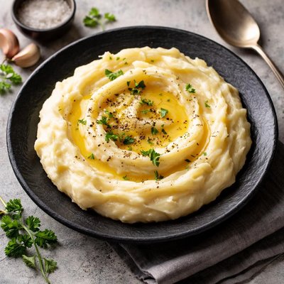 Homemade mashed potato