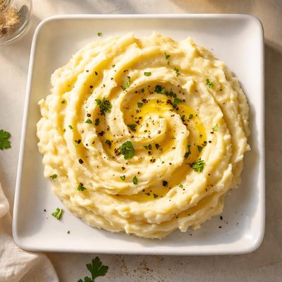 Homemade mashed potatoes
