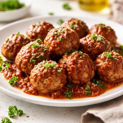 Homemade meatball
