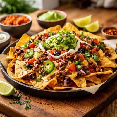 Homemade nachos