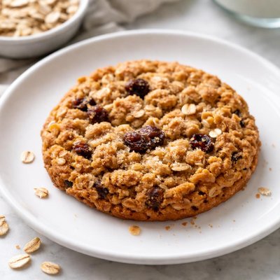 Homemade oatmeal cookie