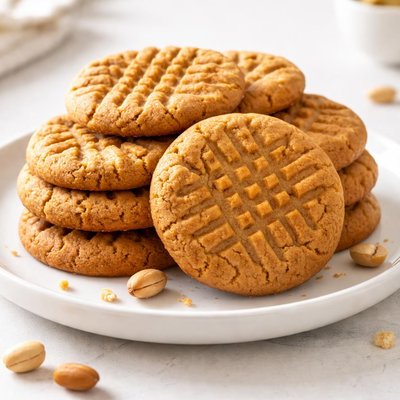 Homemade peanut butter cookies
