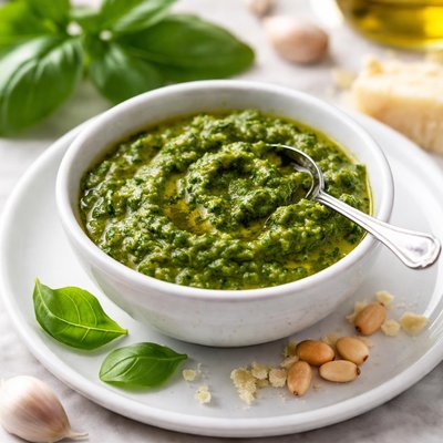 Homemade pesto