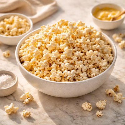 Homemade popcorn