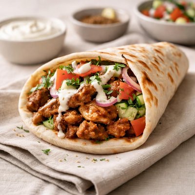 Homemade shoarma