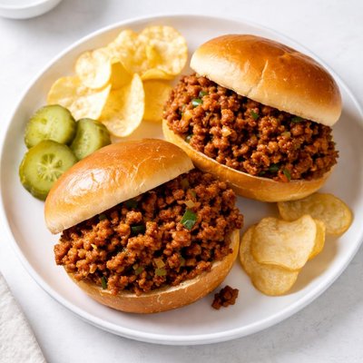 Homemade sloppy joes