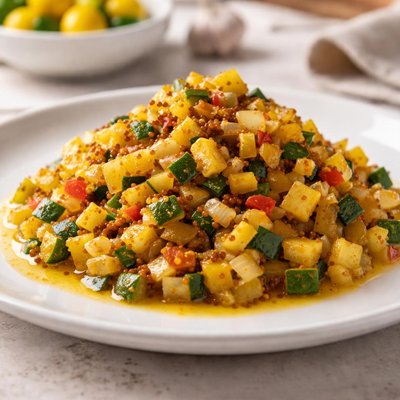 Homemade squash relish