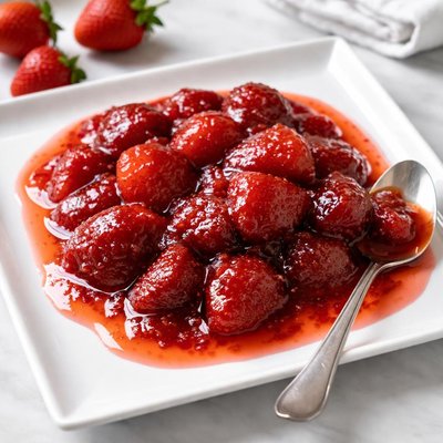 Homemade strawberry perserves