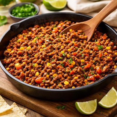 Homemade taco filling