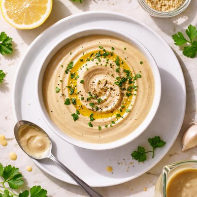 Homemade tahini dressing