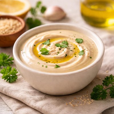 Homemade tahini sauce