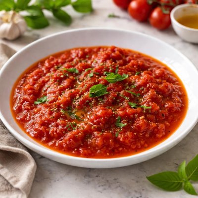 Homemade tomato sauce
