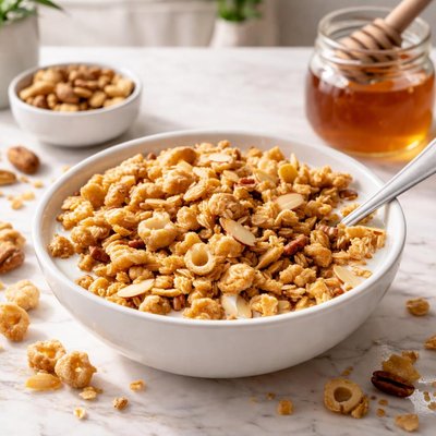 Honey and nut cereal