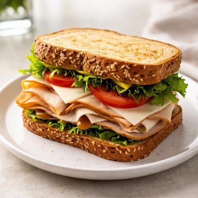 Honey baked turkey sandwhich
