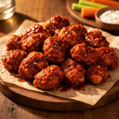 Honey bbq boneless wings
