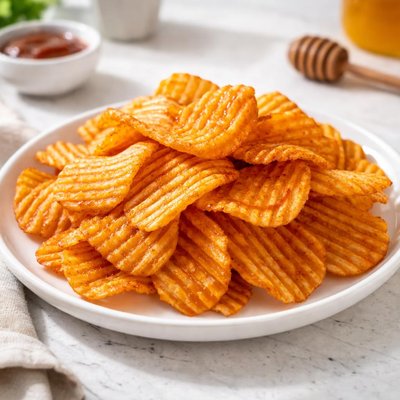Honey bbq ripple chips