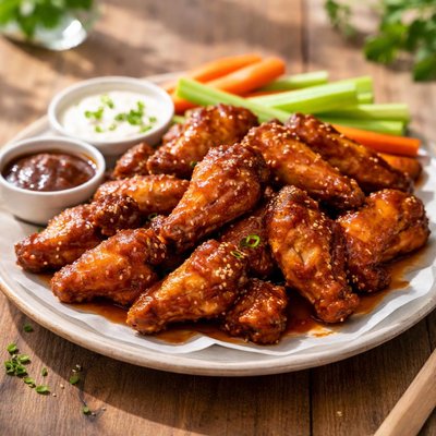 Honey bbq wings