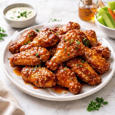 Honey buffalo wings