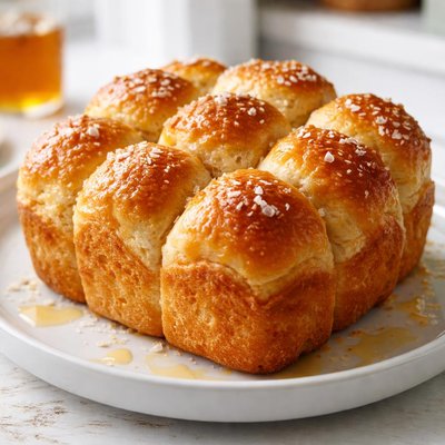Honey butter pull apart bread