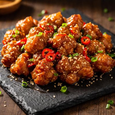 Honey chilli cauliflower