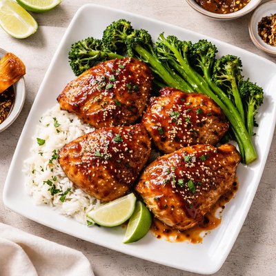 Honey chipotle glaze chicken