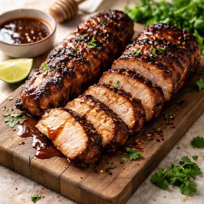 Honey chipotle pork