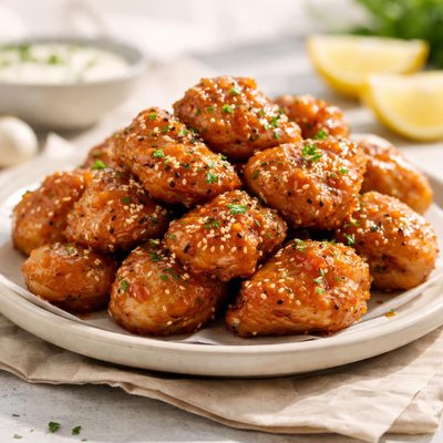 Honey garlic boneless wings
