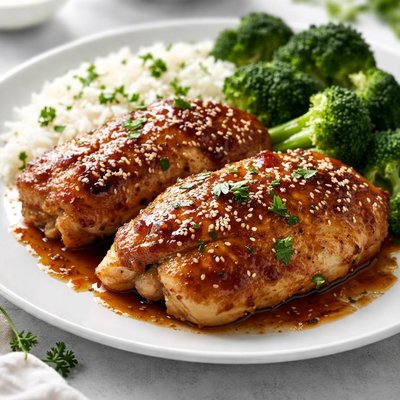 Honey garlic chicken