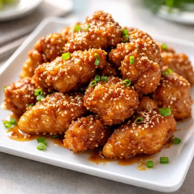 Honey garlic fried chicken