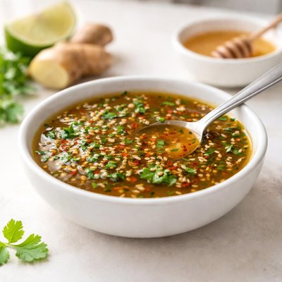 Honey ginger coriander sauce