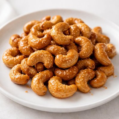 Honey glazed cashew