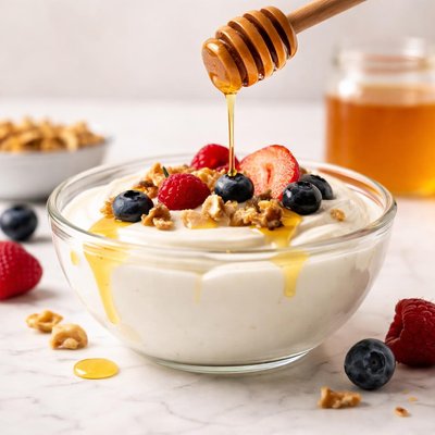 Honey greek yogert