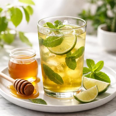 Honey green tea