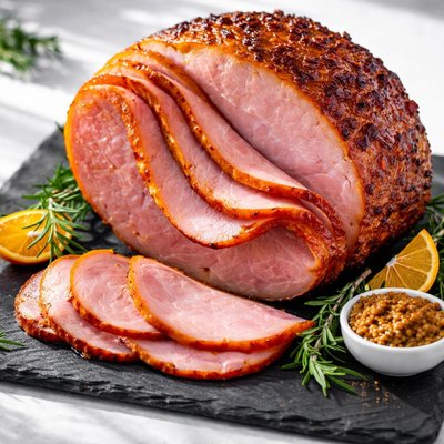 Honey ham bores head