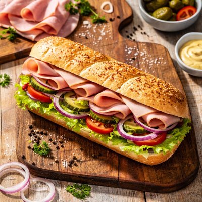 Honey ham snacwhich subway