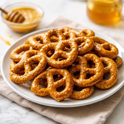 Honey mustard pretzels