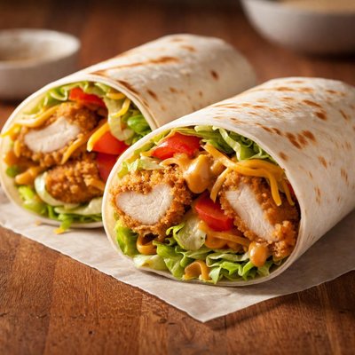 Honey mustard royal crispy wrap