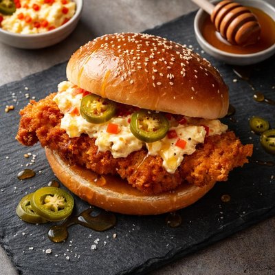 Honey pimento chick fila sandwich
