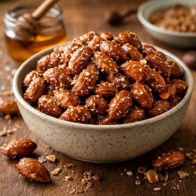 Honey praline almonds