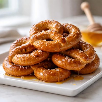 Honey pretzels