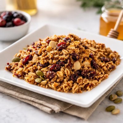 Honey quinoa granola