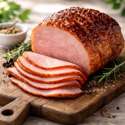 Honey roast sliced ham