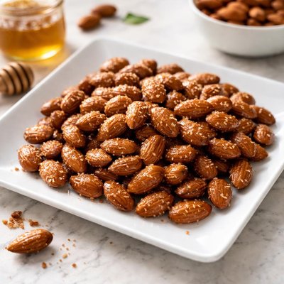Honey roasted almonda
