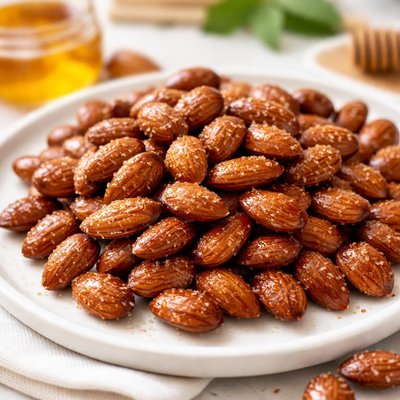 Honey roasted almonds