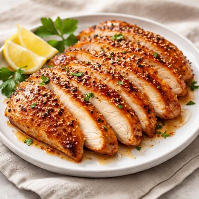 Honey roasted thin chicken
