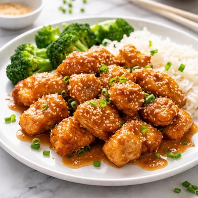 Honey sesame chicken