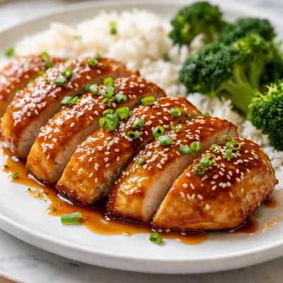 Honey sesame chicken breast